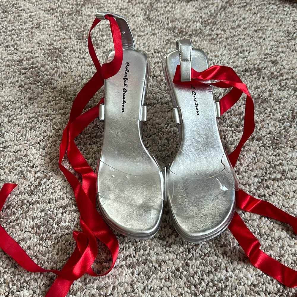 Clear light up shoes